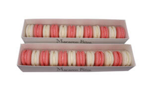 French Macaron</br> Pink and White Checkered